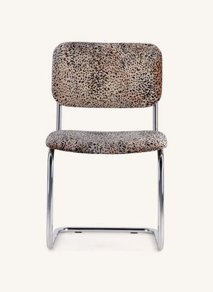 The Socialite Family - Classica Stuhl, Roseanna x The Socialite Family Leopardenmuster Jacquard Samt | Leopard