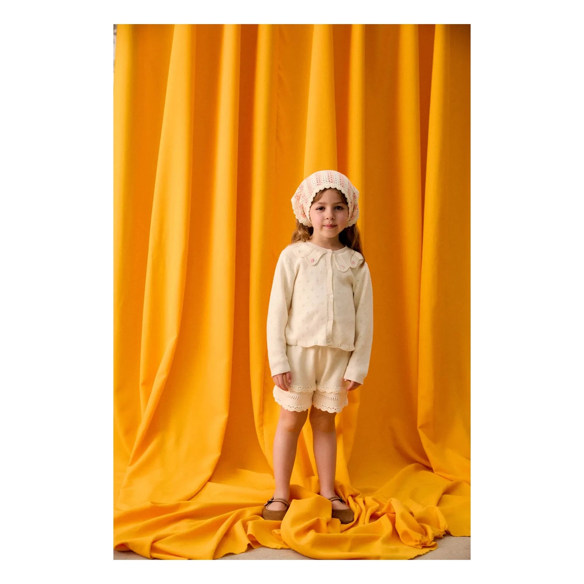 Louise Misha - Pointelle Mynalette Weste | Creme