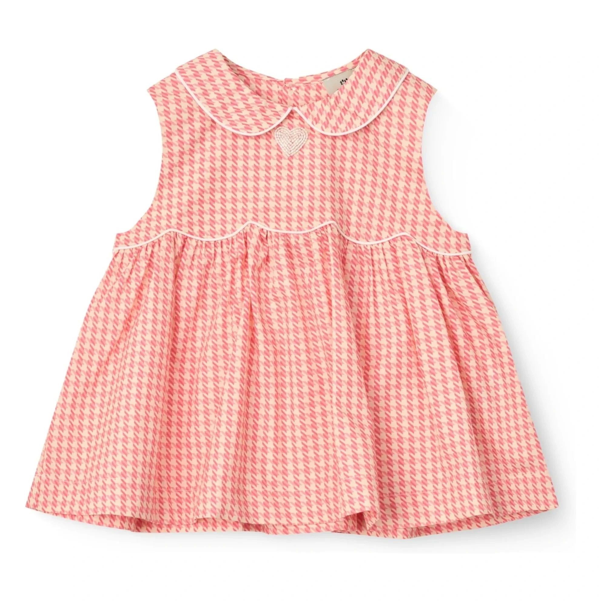 Copenhagen Colors - Gepunktete Bluse Bio-Baumwolle | Rosa