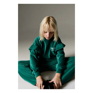 the new society - Odense Samt Sweatshirt Bio | Grün