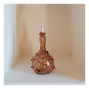 Denise - Romeo Ölflasche aus Glas | Rosa