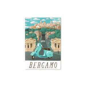 Legami - Bergamo Illustrierter Magnet - Weltstädte-Kollektion