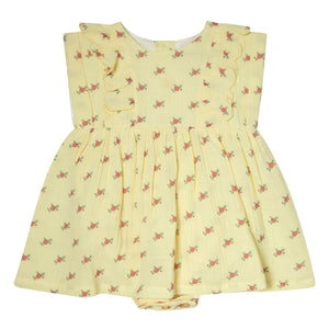 Tocoto Vintage - Baby-Rüschenkleid mit Blumenmuster