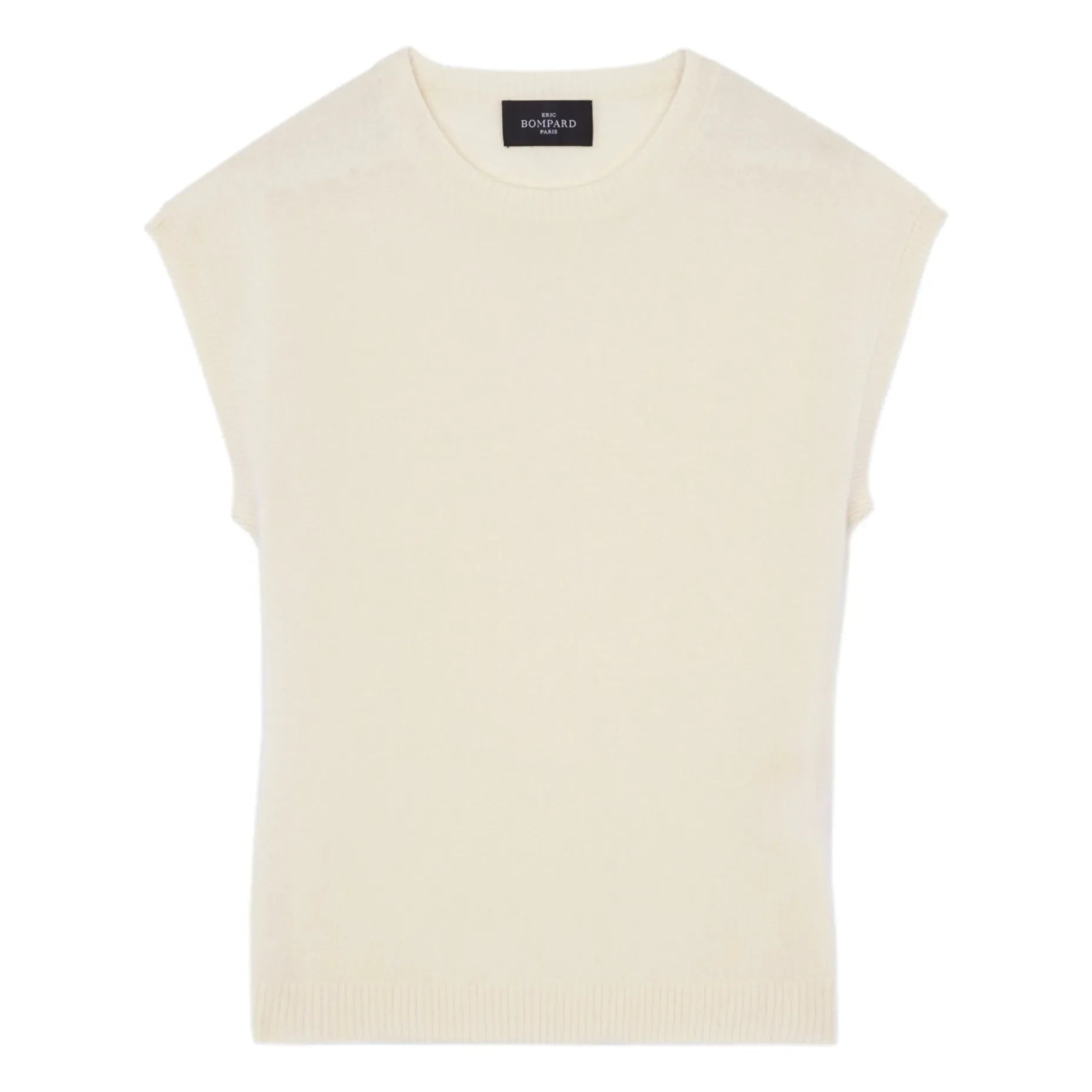 Bompard – Kurzarm-Kaschmirpullover | Natur