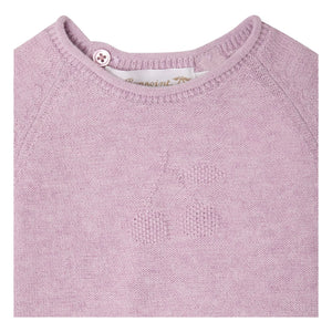 Bonpoint - Loana Set aus Bio-Baumwoll-Strickshirt und Leggings | Flieder