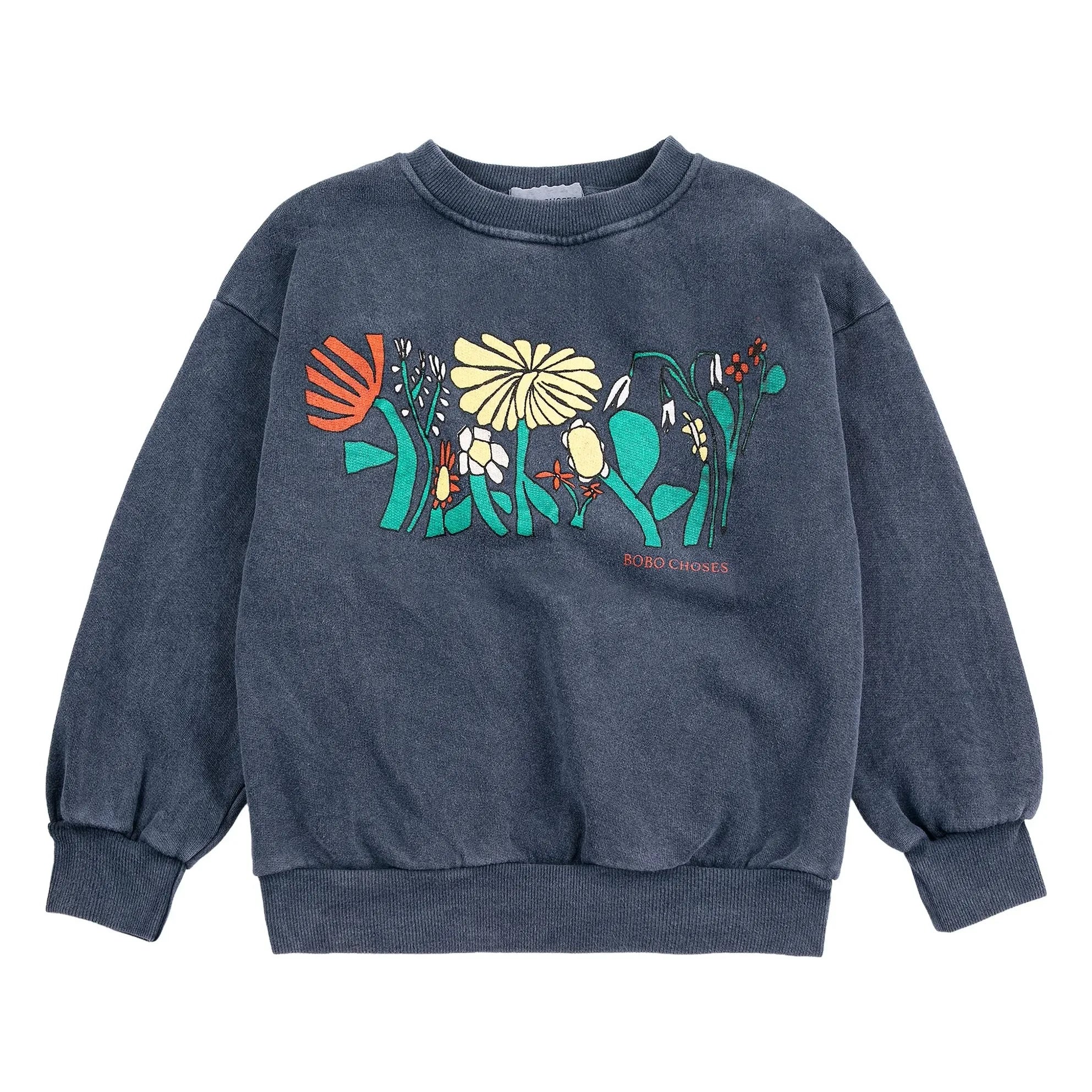 Bobo Choses - Herbalist Bio-Baumwoll-Sweatshirt | Marineblau