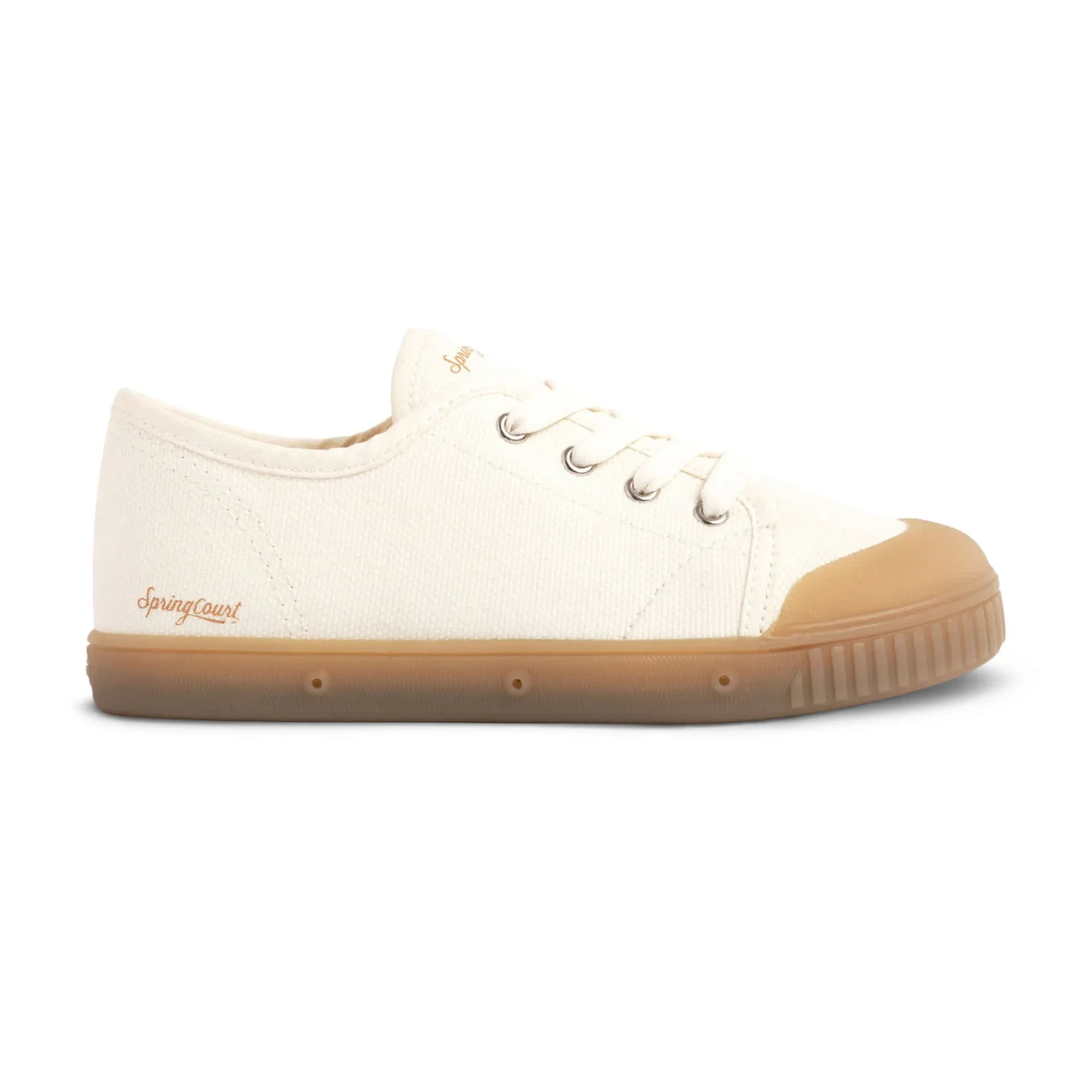 Spring Court - Zip G2 Heavy Low-Top Canvas Sneaker | Offwhite
