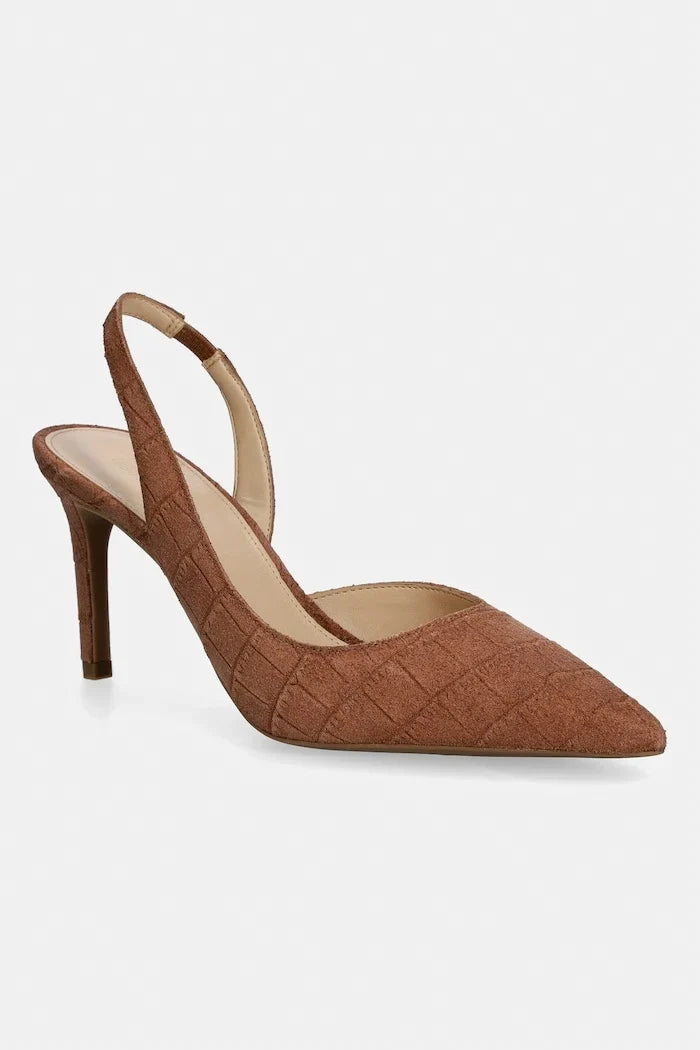MICHAEL Michael Kors Alina Flex Sling Pump Kadife İnce Topuklu Ayakkabı