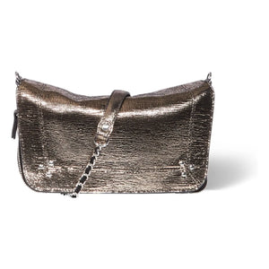 Jérôme Dreyfuss - Bobi Lamé Tasche | Champagner