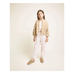 Búho - Erdbeerhose aus Bio-Baumwolle | Creme