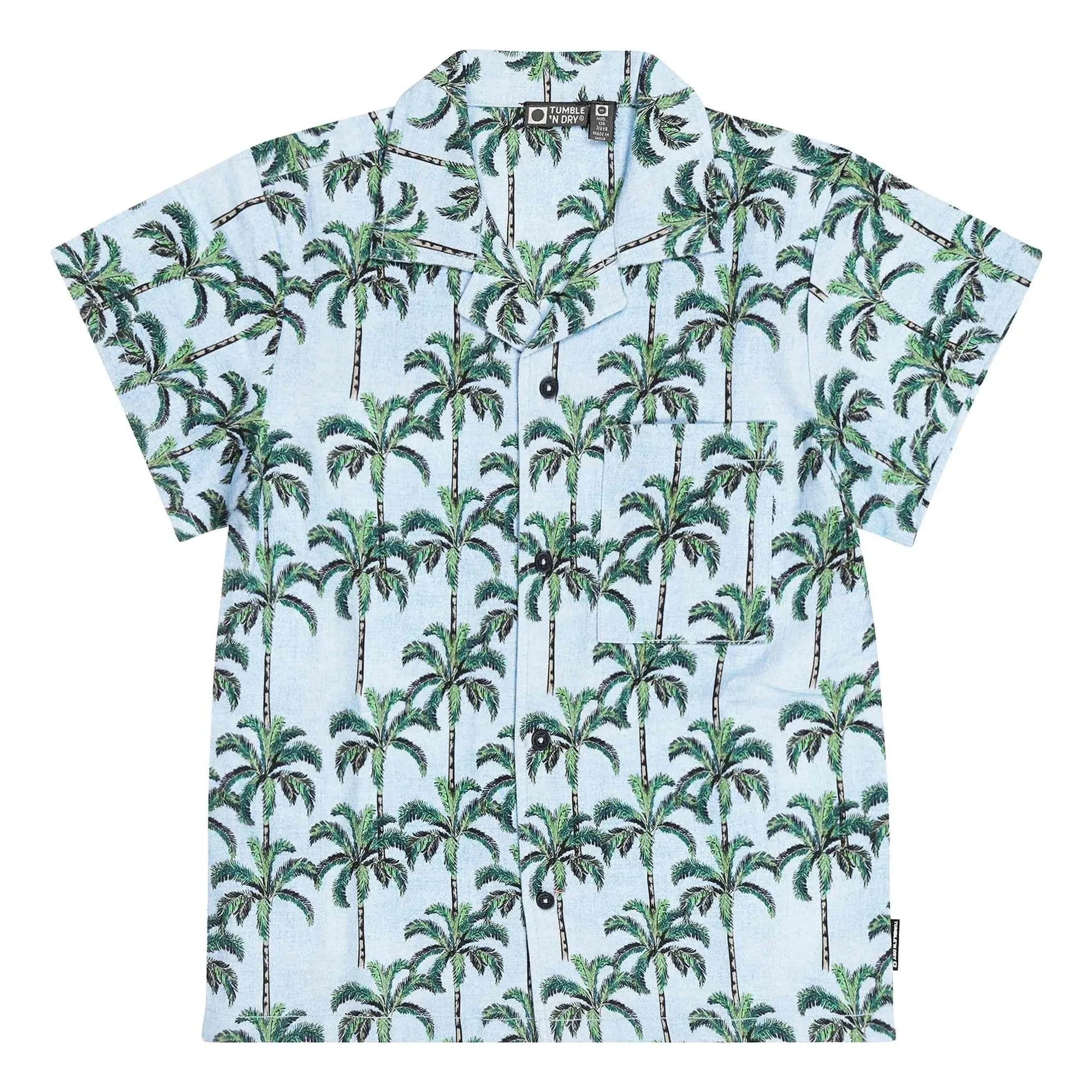 Tumble N'Dry - Palm Island Hemd | Hellblau