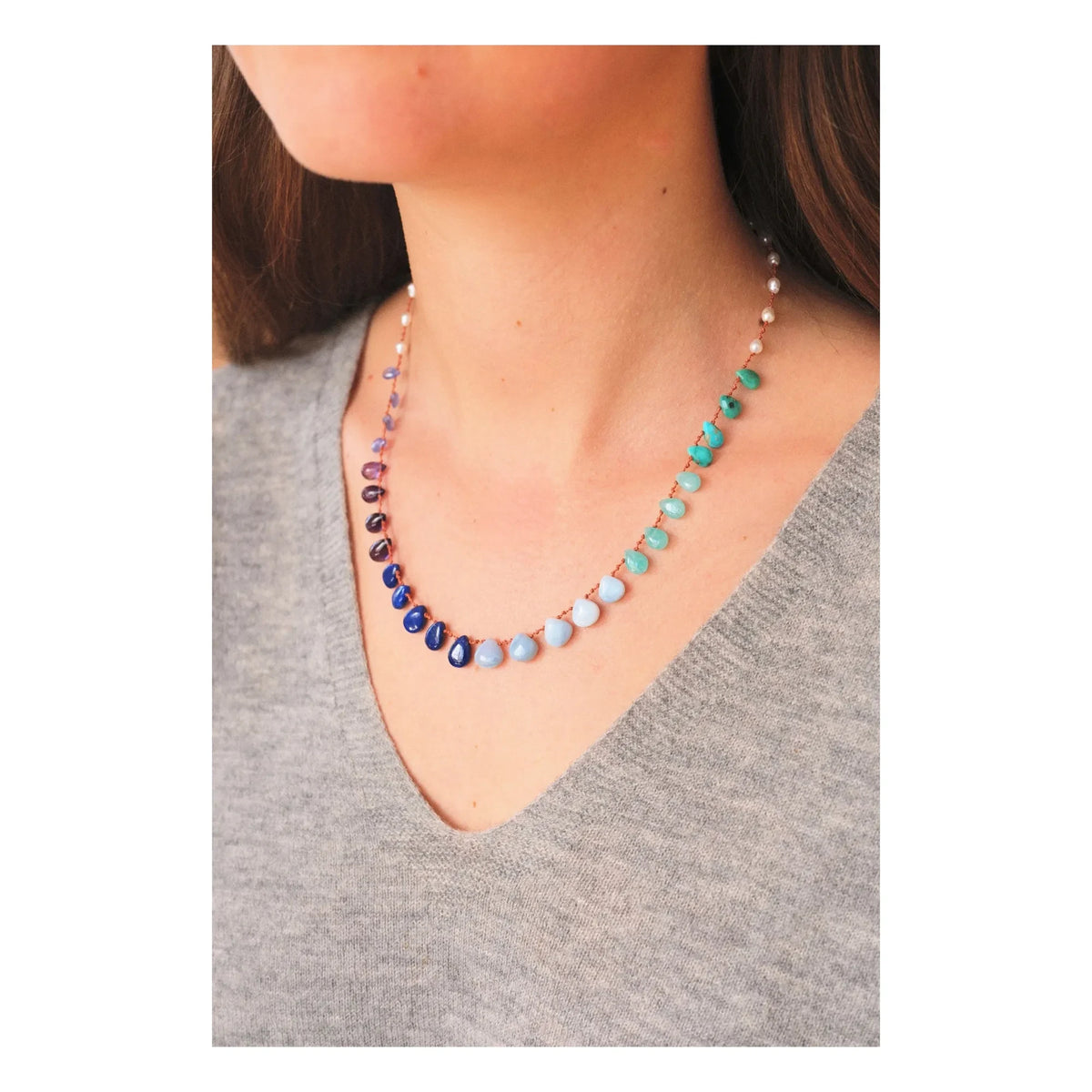 Ivarene - Deep Ocean Halskette | Blau