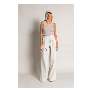 Smallable Woman - Ayla Organic Cotton Ribbed Tank Top | Mastic