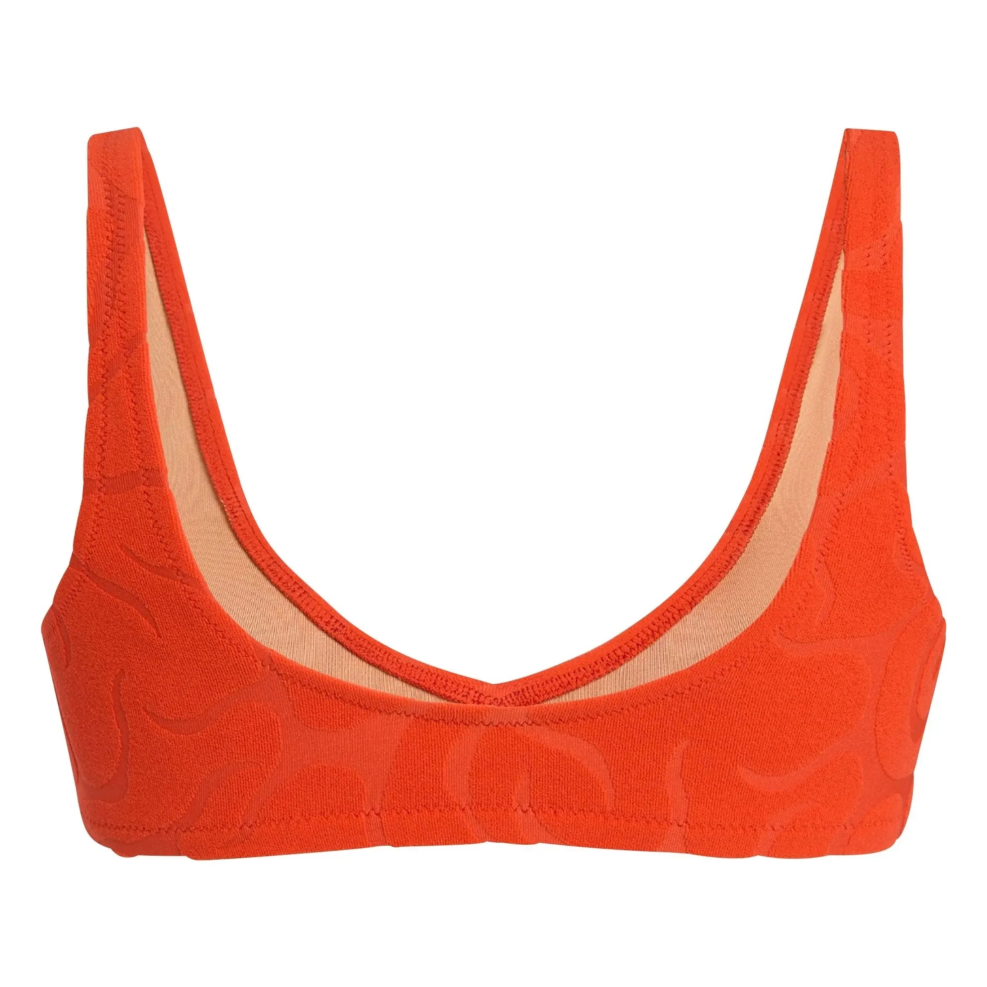 OAS - Sunero Roccia Strukturiertes Jersey-Top | Rot