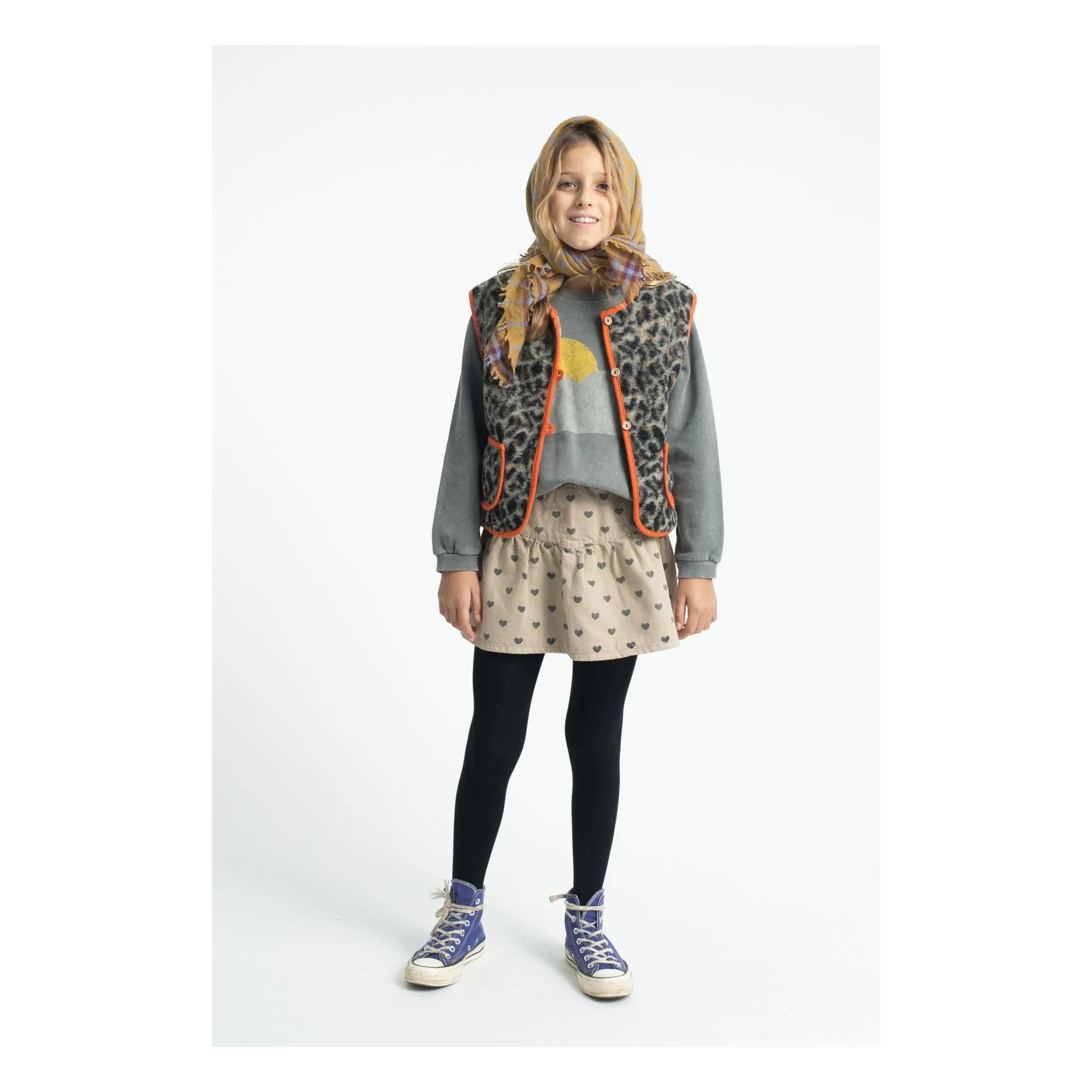 Piupiuchick - Herz-Rock aus Bio-Baumwolle | Beige