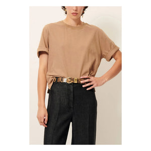 Sessùn - Sergio Baumwoll-T-Shirt | Beige