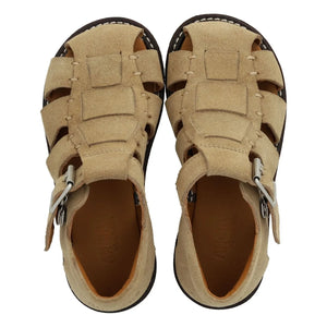 Angulus - Fischer-Sandalen aus Wildleder | Sand