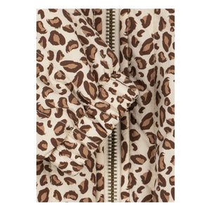 Konges Sløjd - Juno Leopard Pailletten Bomberjacke | Braun