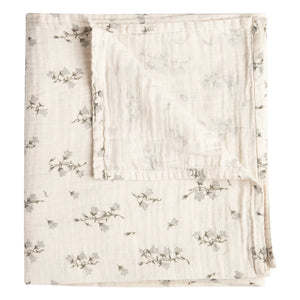 garbo&friends - Musselintuch Bluebell Baumwolle | Creme