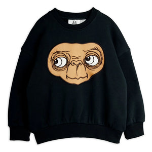 Mini Rodini - Sweatshirt E.T. Bio-Baumwolle | Schwarz