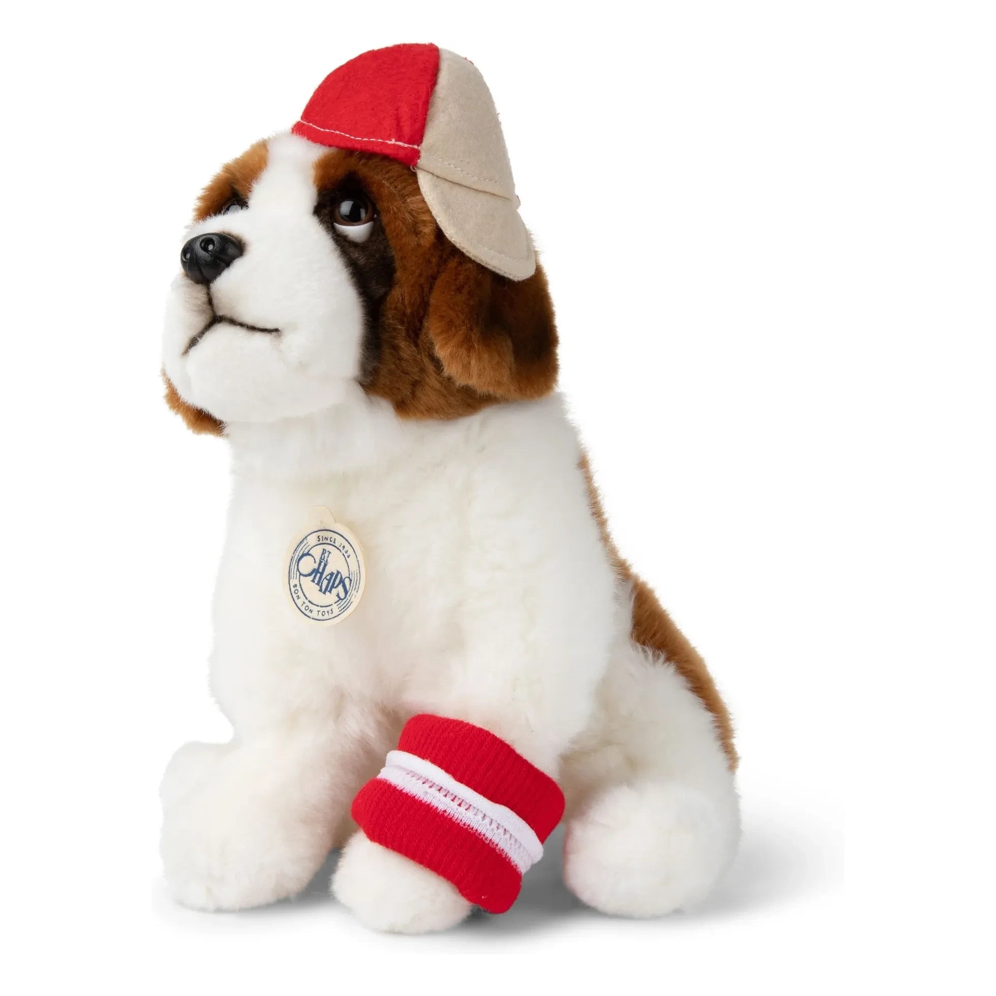 Bon Ton Toys - B.T.CHAPS - Herman St. Bernard Plüschtier | Weiß