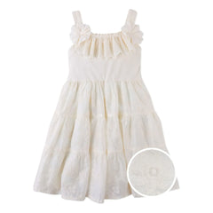 Gingersnaps - Addison Tencel-Kleid mit Volants | Ecru