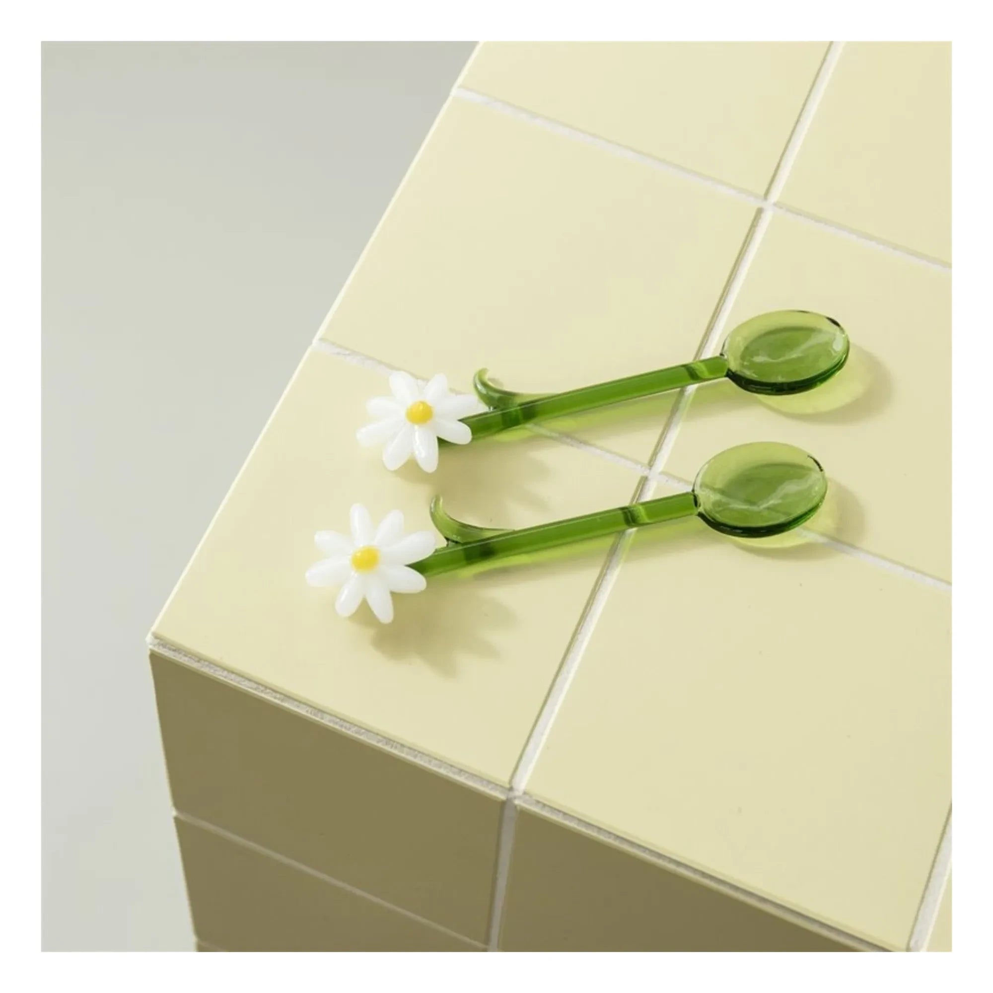 &Klevering - Löffel Flora - 2er Set | Weiß