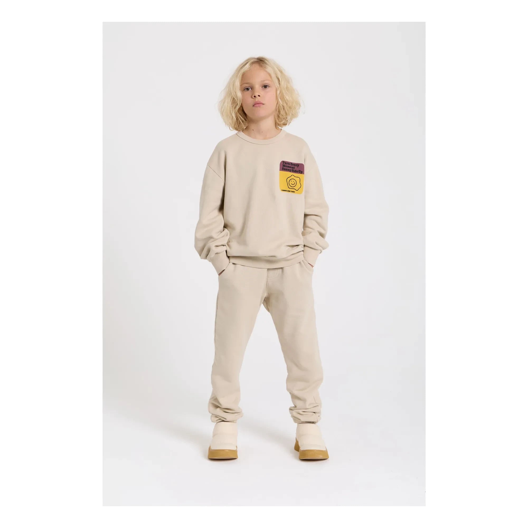Hundred Pieces - Jogger Run Bio-Baumwolle | Natur