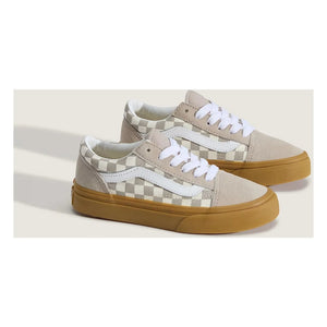 Vans - Turnschuh-Schnürsenkel Old Skool Gum Check | Oatmeal