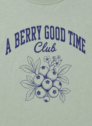 Hundred Pieces - Luna Blueberry T-Shirt | Grün