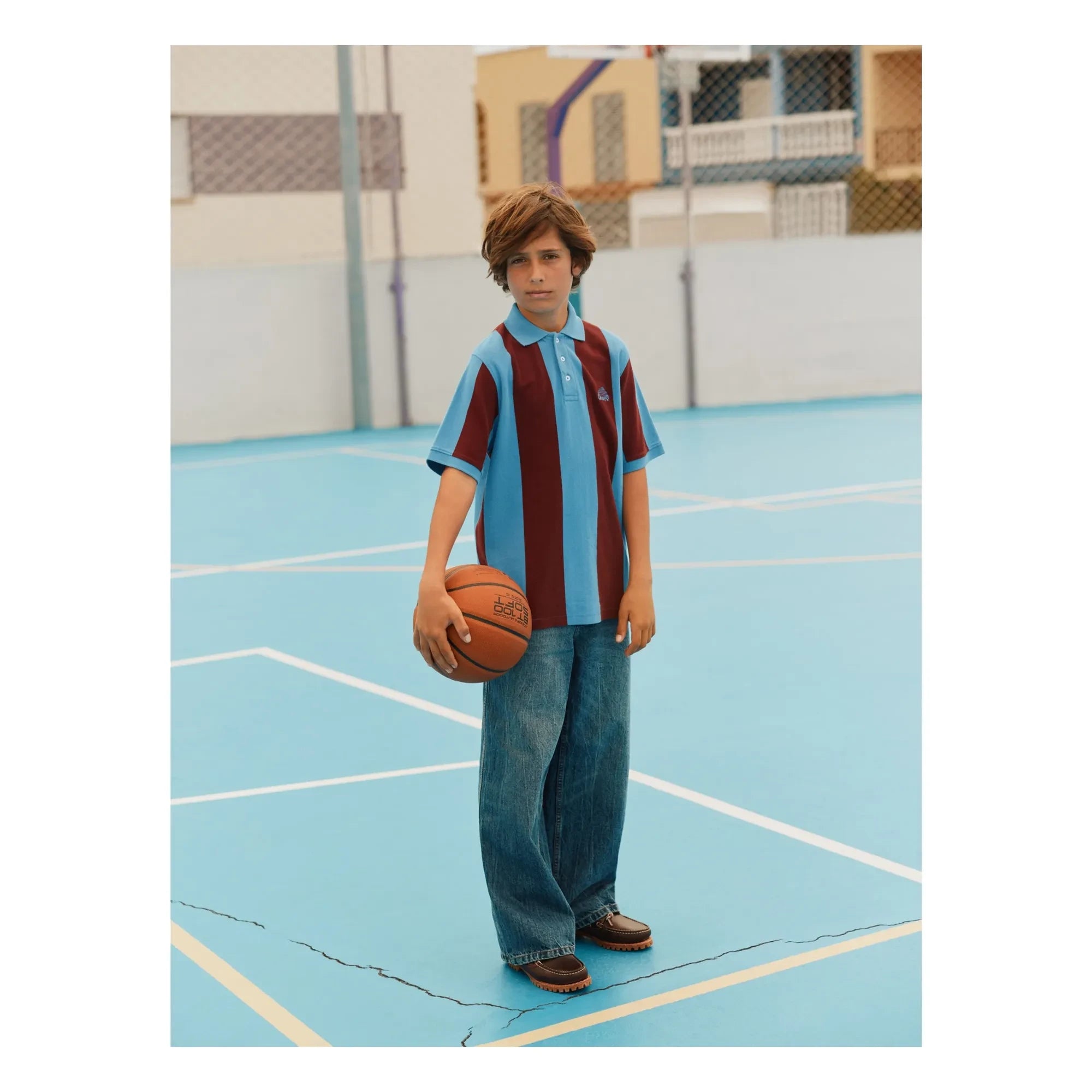 Molo - Reyo gestreiftes Poloshirt aus Bio-Baumwolle | Blau