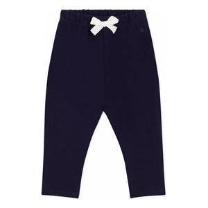 Petit Bateau - Hose aus Bio-Baumwollfleece | Nachtblau