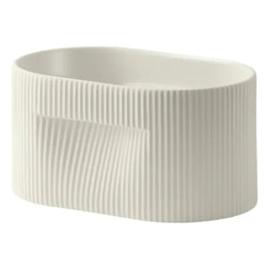 Muuto - Ridge Blumentopf | Gebrochenes Weiß