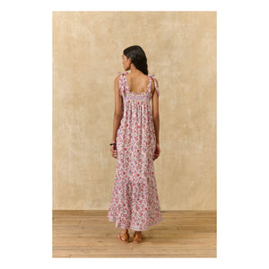 Louise Misha - Marcelette Kleid aus Bio-Baumwolle | Pink