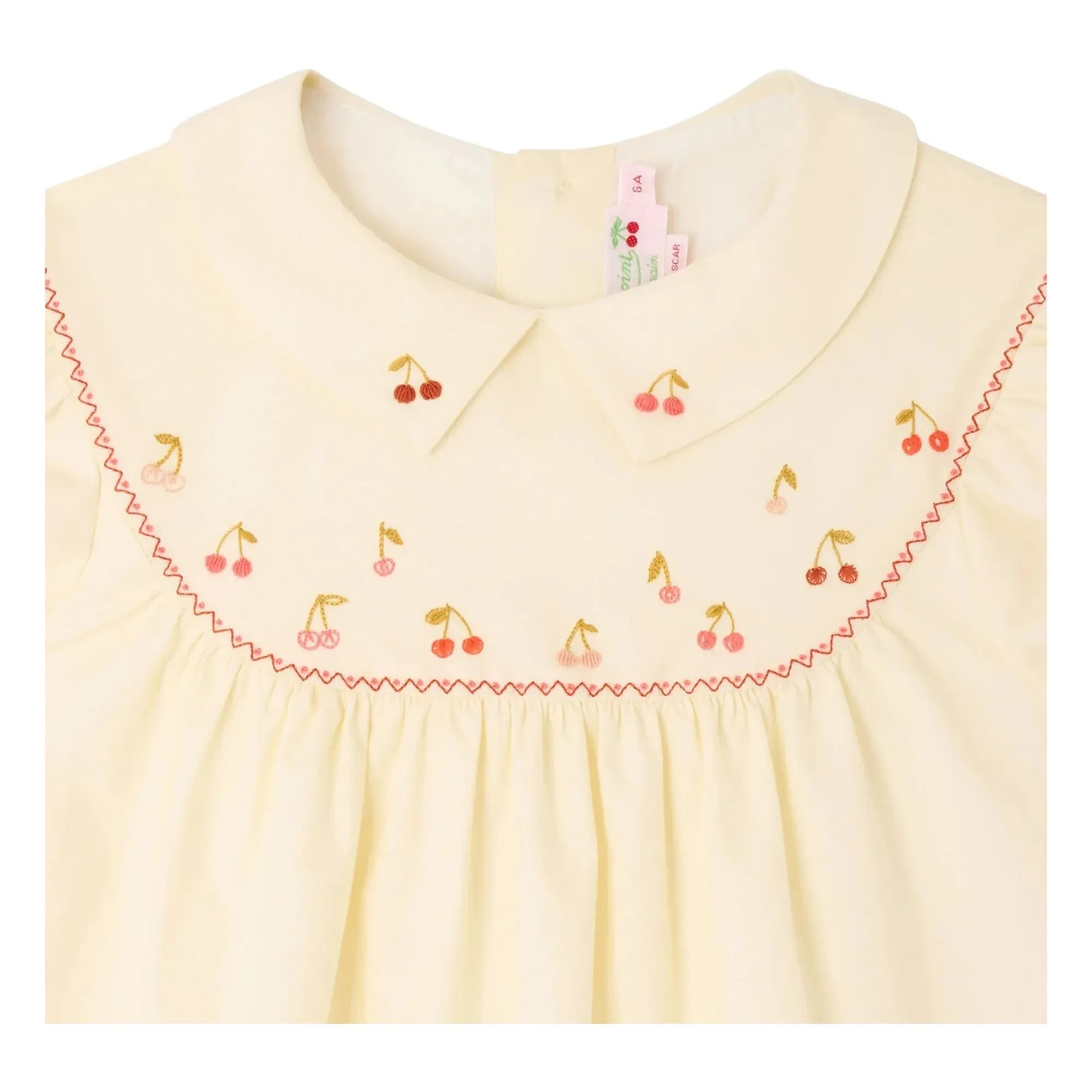 Bonpoint - Lacey-Ann Kleid aus Bio-Baumwolle | Ecru