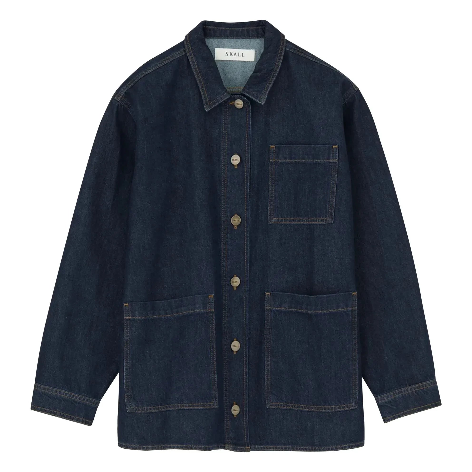 Skall Studio - Overshirt Henny aus Bio-Baumwolle | Indigoblau