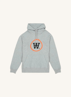 Wood Wood - Ian Organische Baumwoll Kapuzen-Sweatshirt - Erwachsenen-Kollektion | Grau