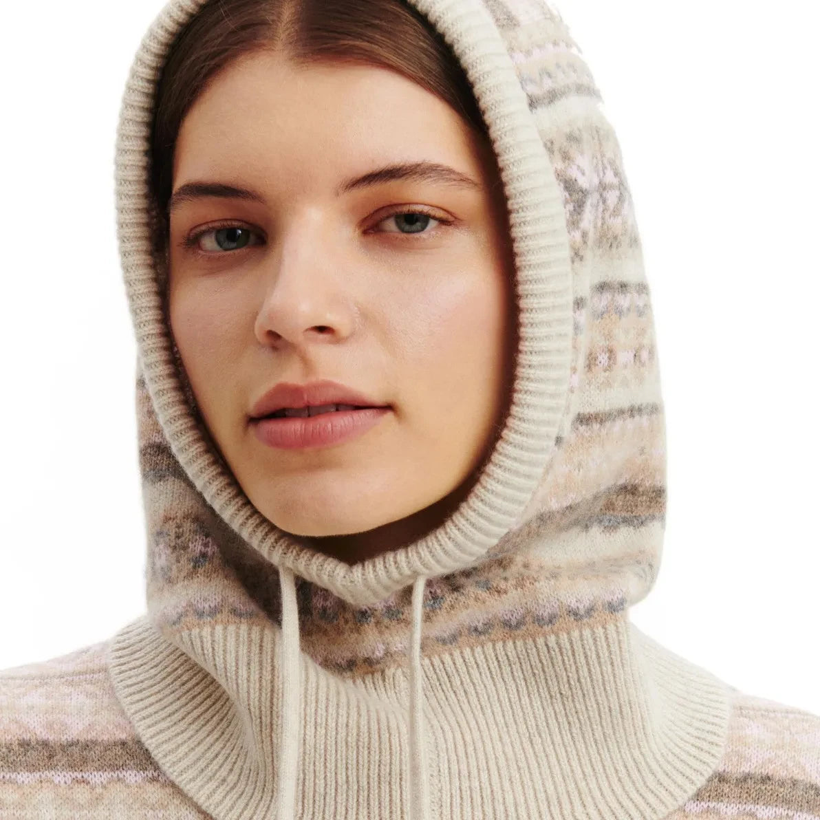 Bompard - Fair Isle Kaschmir-Kapuzenoberteil