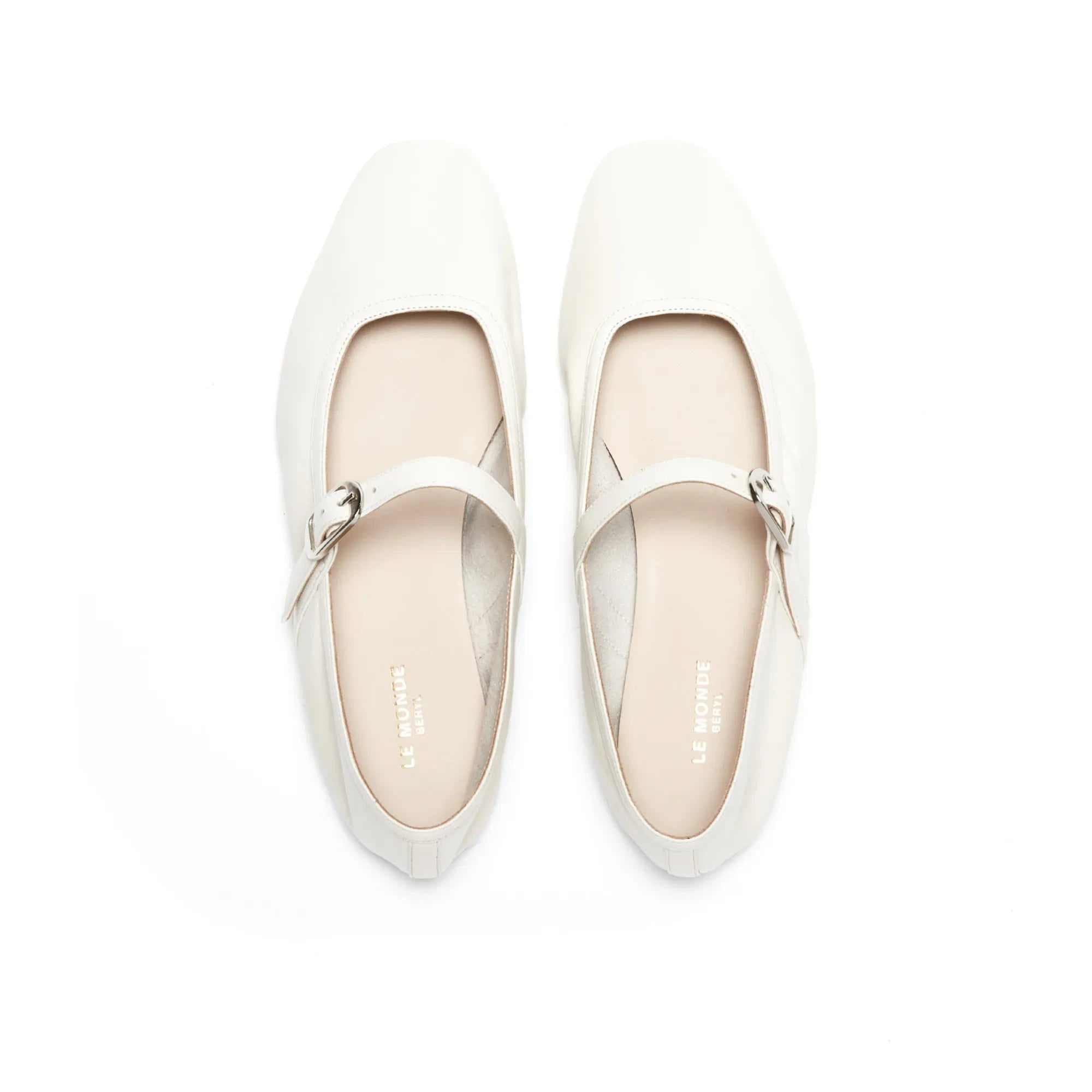 Le Monde Beryl - Mary Jane Ballerina | Ecru