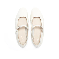Le Monde Beryl - Mary Jane Ballerina | Ecru
