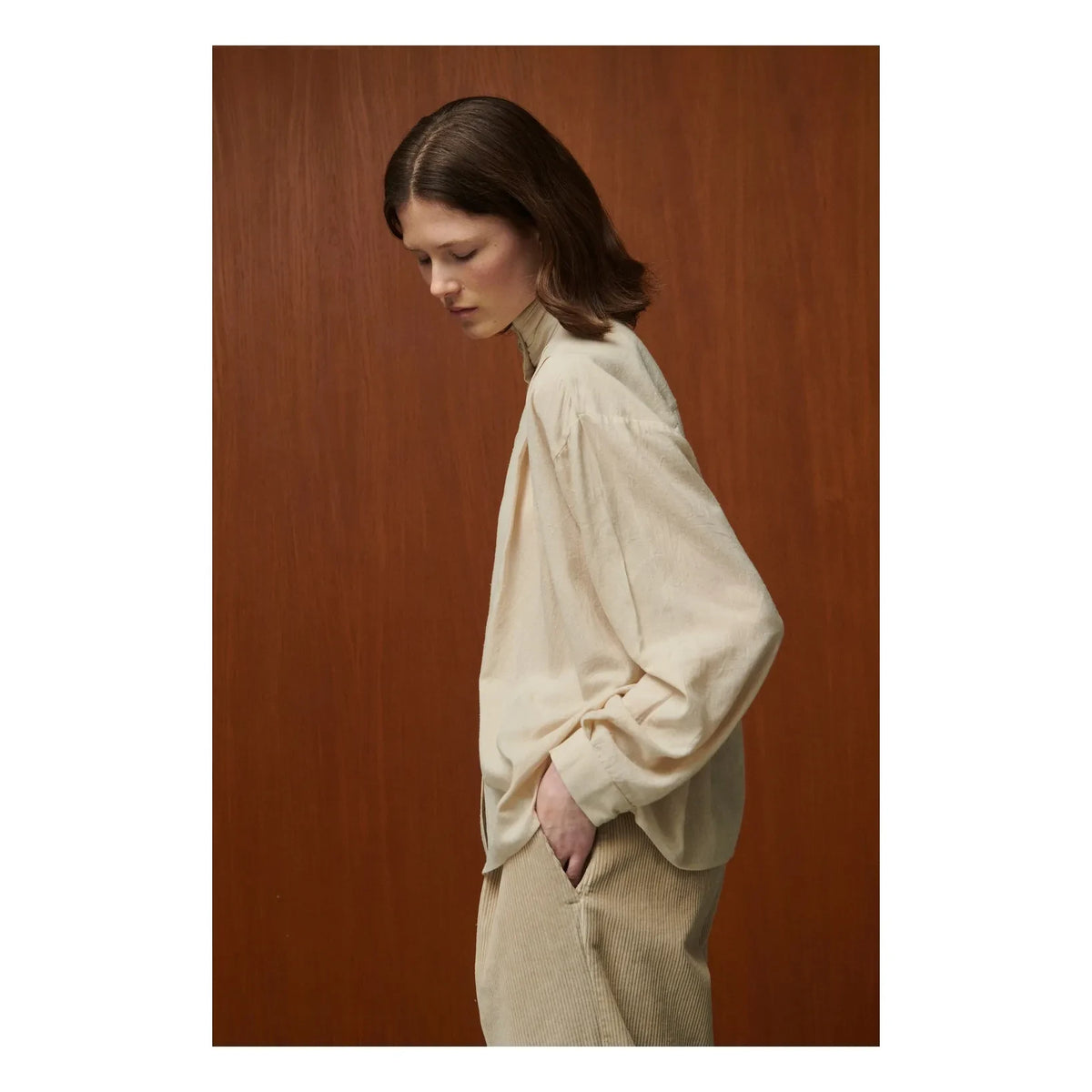 BELLEPIECE - Lee Seidenbluse | Latte