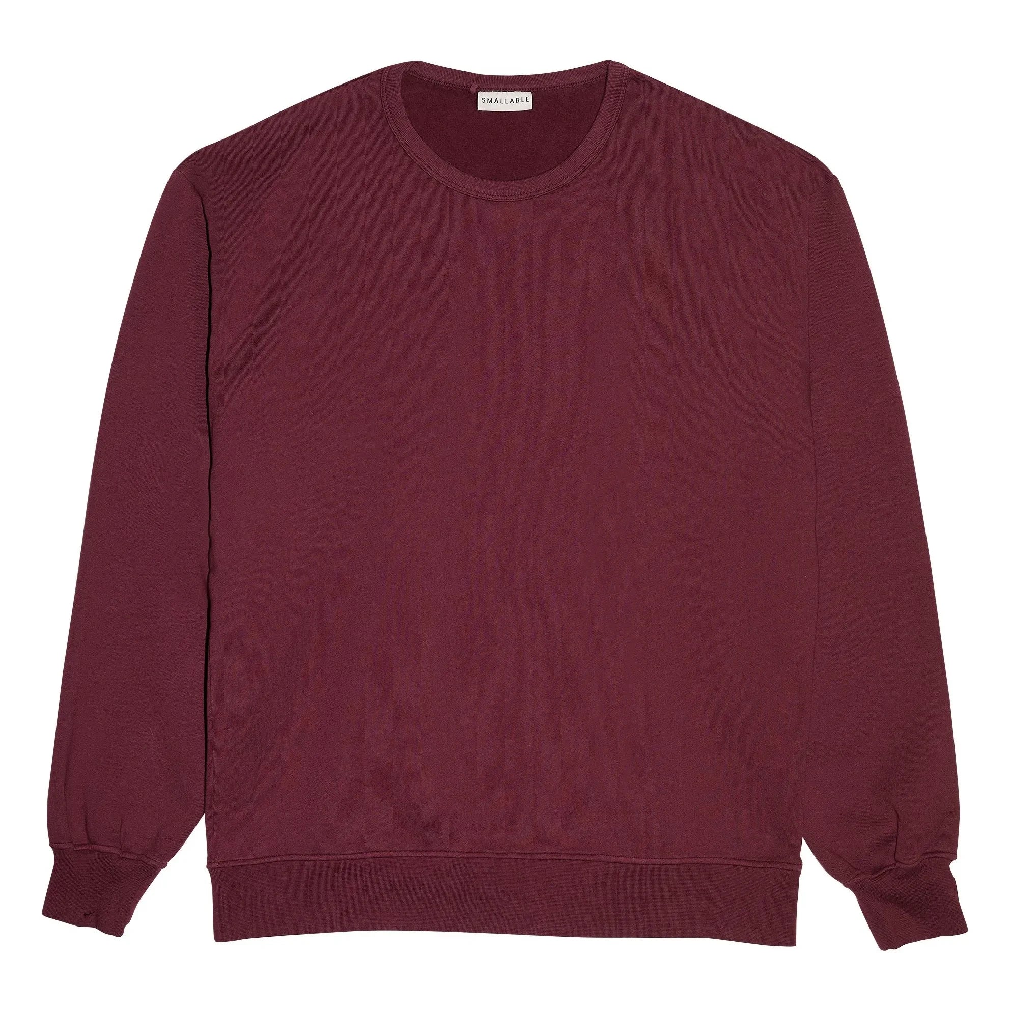 Smallable Man - Sweatshirt aus Bio-Baumwolle | Aubergine