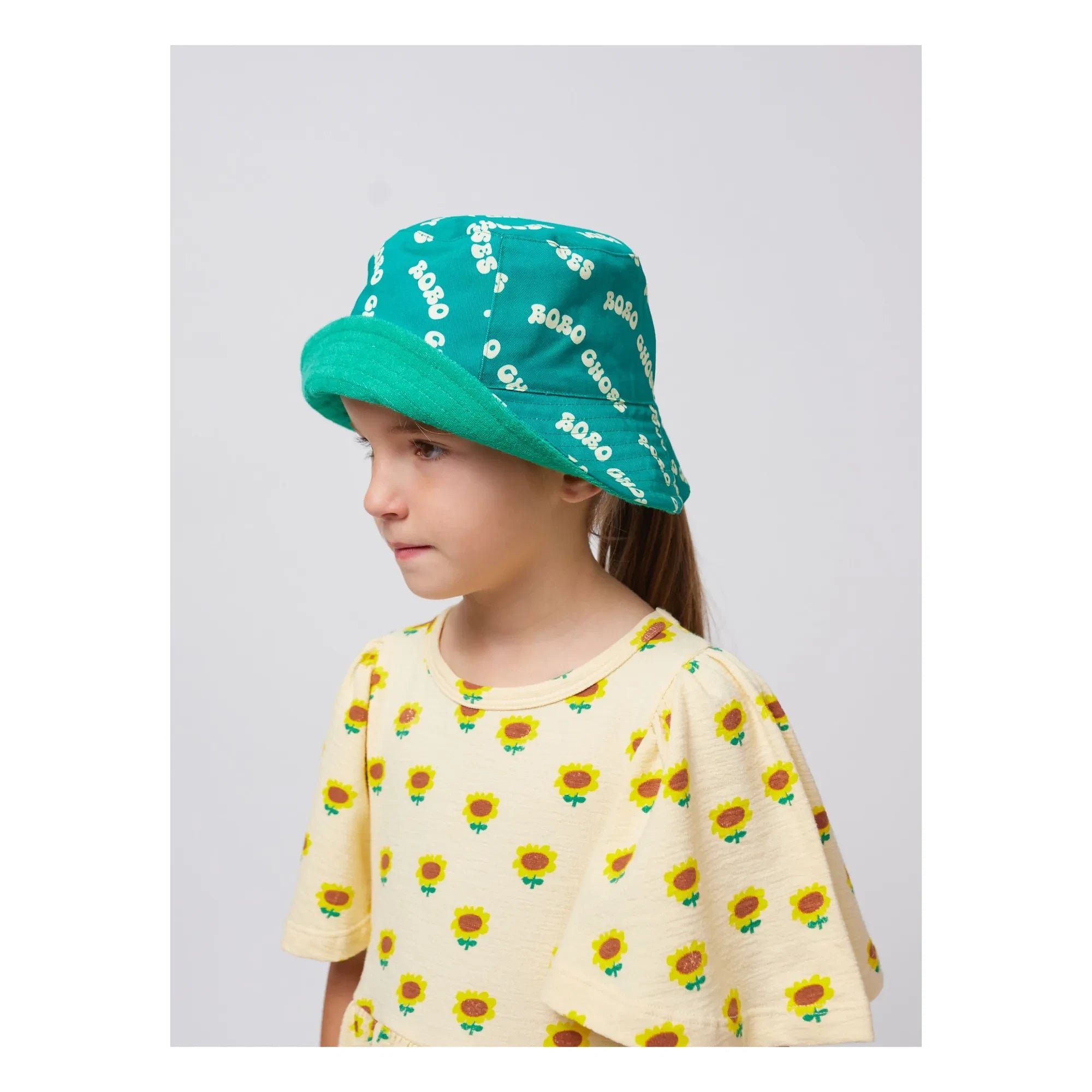 Bobo Choses - Bob Farbblock-Fleece aus recycelten Fasern | Grün