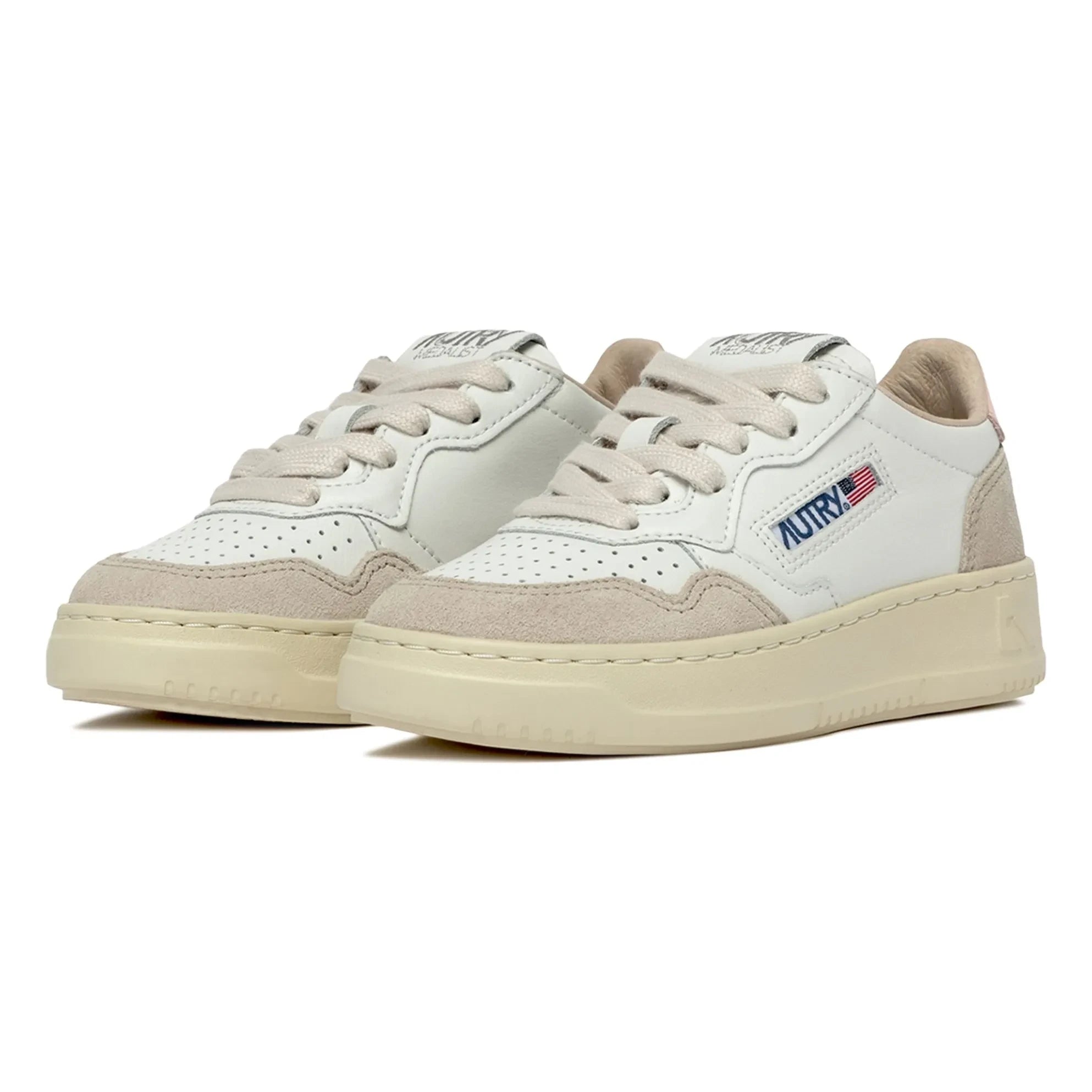 Autry - Kinder Medalist Low Wildleder-Sneaker | Staubrosa