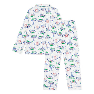 Petit Bateau - Paris Organik Pamuklu Pijama Gömleği | Beyaz