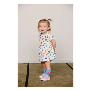 Mini Rodini - 2er-Pack gestreifte Socken aus Bio-Baumwolle | Rosa