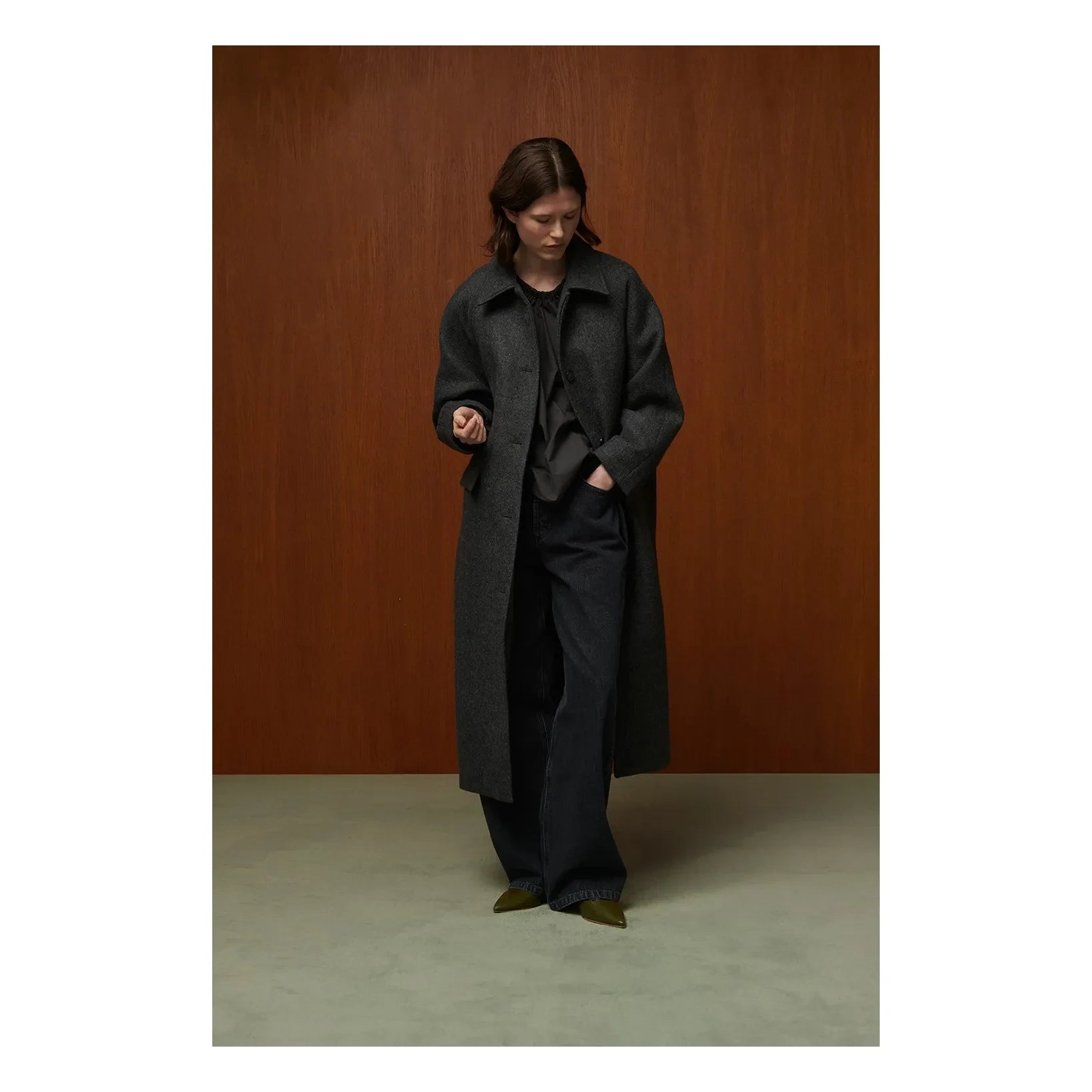 BELLEPIECE - Cooper Wollmantel | Grau