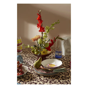 Lisa Corti - Indian Tiger Tellerset - 3-teilig | Rot
