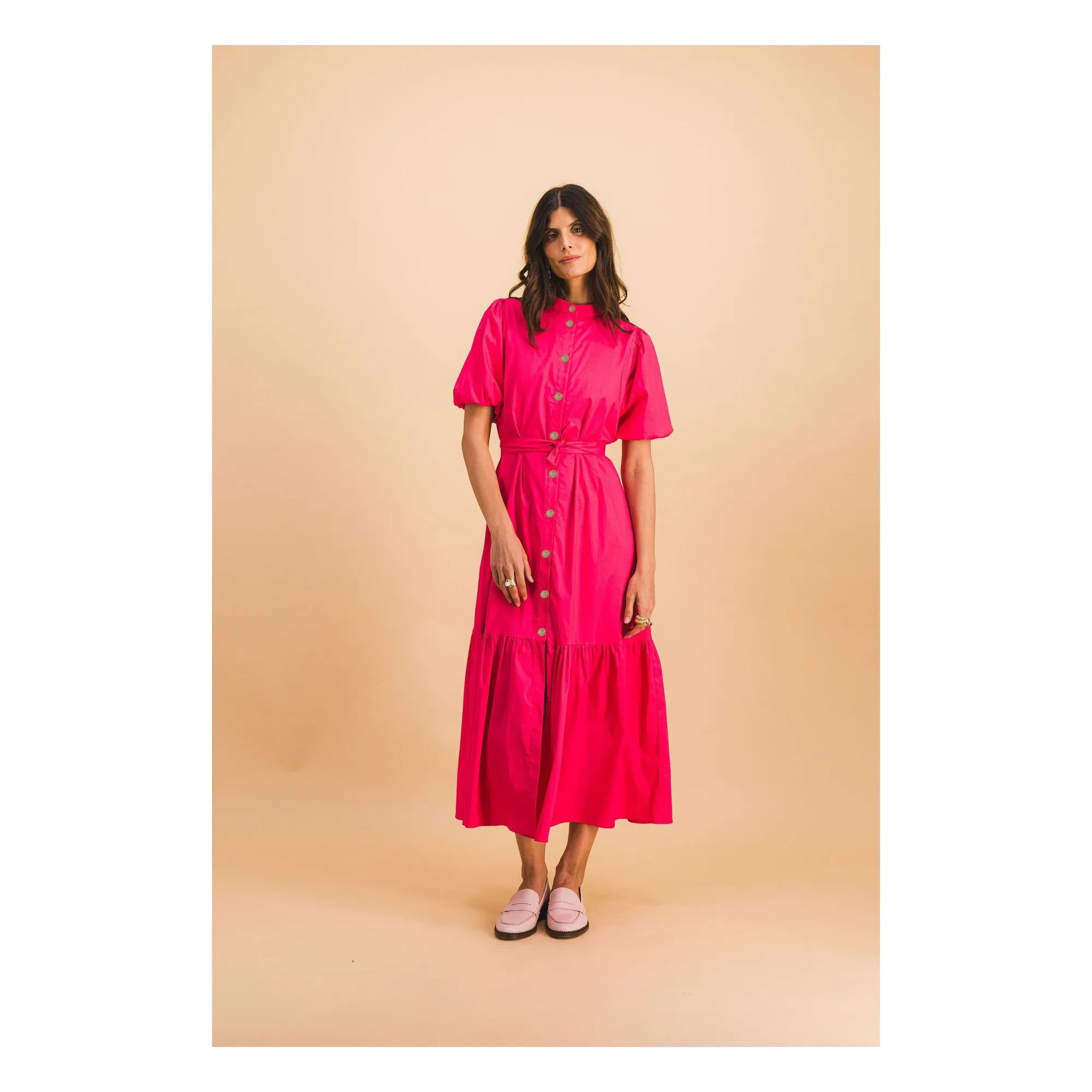 Elise Chalmin - Clémence Baumwollkleid | Rosa