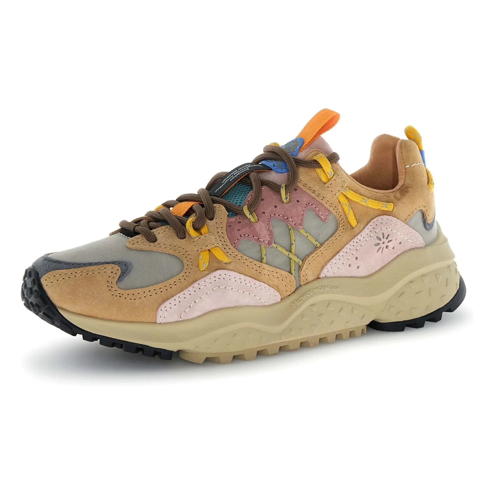 Flower Mountain - Yamabushi Wildleder- und Nylon-Sneaker | Beige